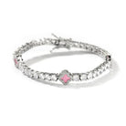 18k Gold Diamond Clover Tennis Bracelet - Drip Culture Jewelry