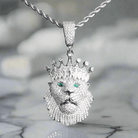 18k Gold Diamond King Lion - Drip Culture Jewelry