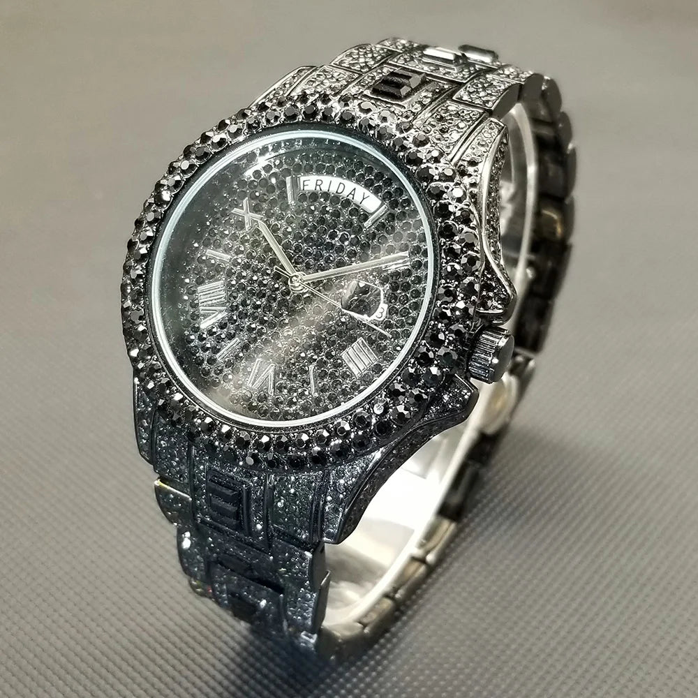 18K Gold Diamond Presidential Watch - Drip Culture Jewelry