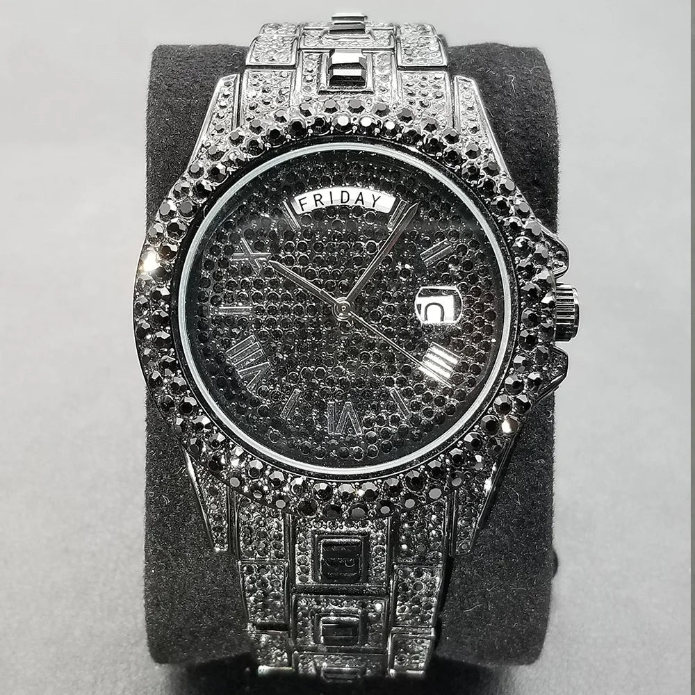 18K Gold Diamond Presidential Watch - Drip Culture Jewelry