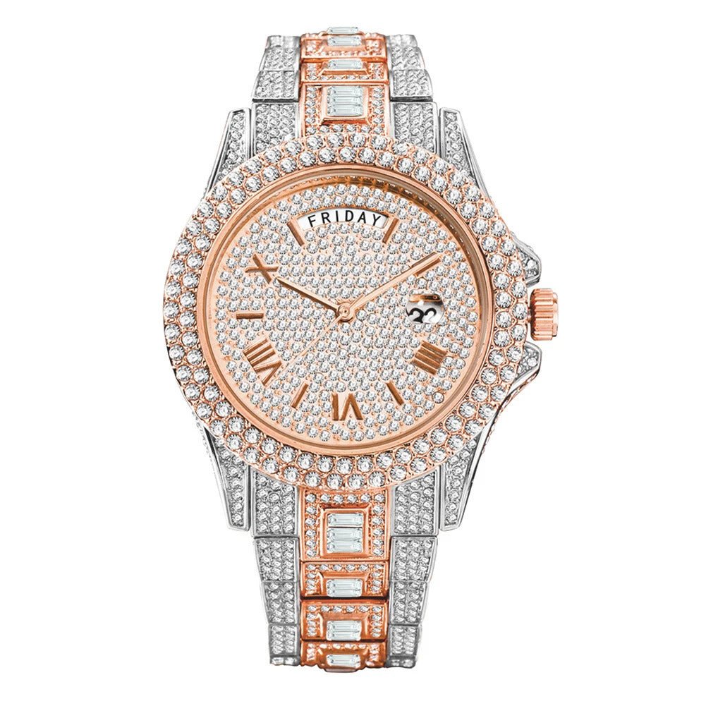 18K Gold Diamond Presidential Watch - Drip Culture Jewelry