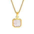 18k Gold Gemstone Pendant - Drip Culture Jewelry