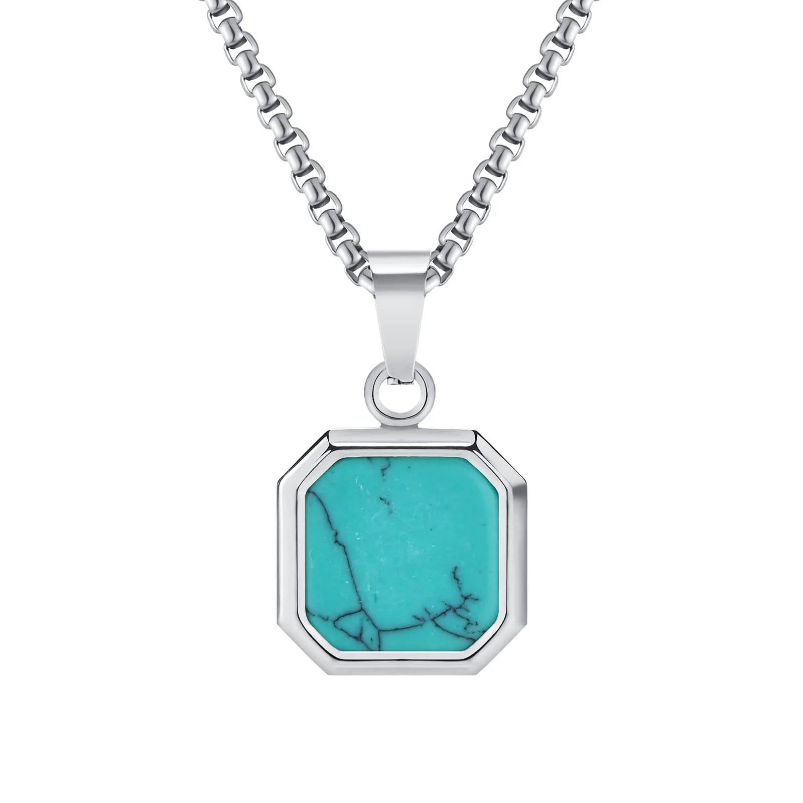 18k Gold Gemstone Pendant - Drip Culture Jewelry