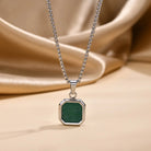 18k Gold Gemstone Pendant - Drip Culture Jewelry