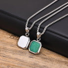 18k Gold Gemstone Pendant - Drip Culture Jewelry