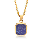 18k Gold Gemstone Pendant - Drip Culture Jewelry