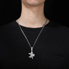 18k Gold Moissanite Diamond Wealth Angel - Drip Culture Jewelry