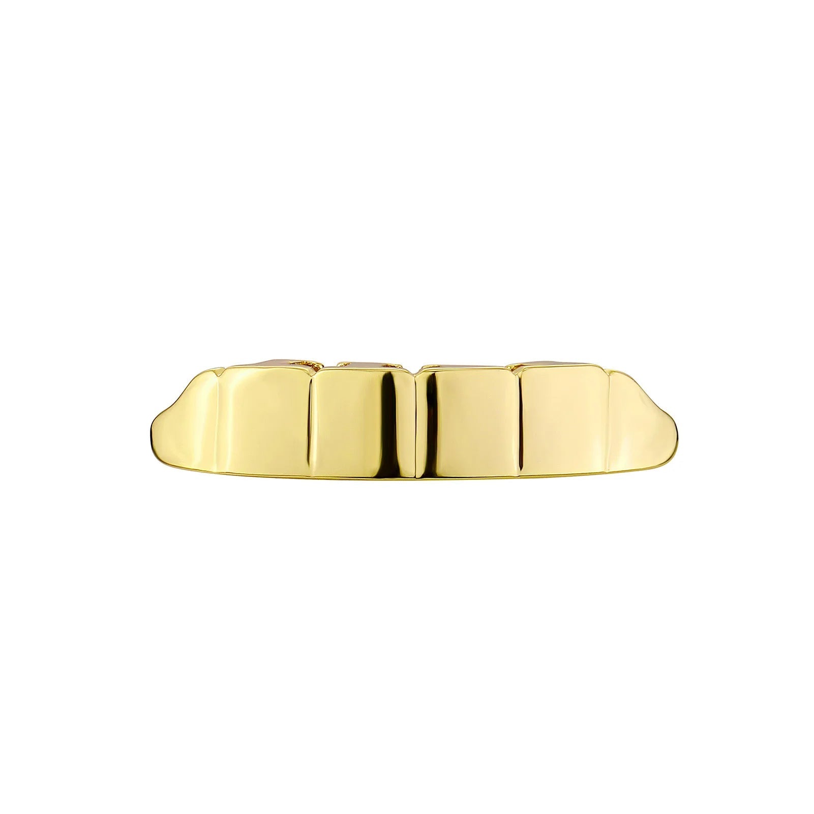 18k Gold One Piece Fang Grillz - Drip Culture Jewelry