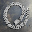 20mm 18k Gold Diamond Prong Cuban Link Chain - Drip Culture Jewelry