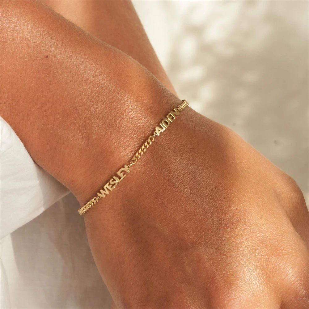 3mm Custom 18k Gold Cuban Link Bracelet - Drip Culture Jewelry