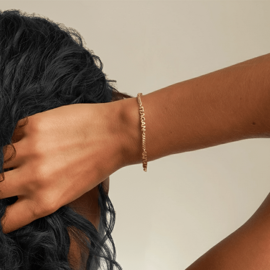 3mm Custom 18k Gold Cuban Link Bracelet - Drip Culture Jewelry