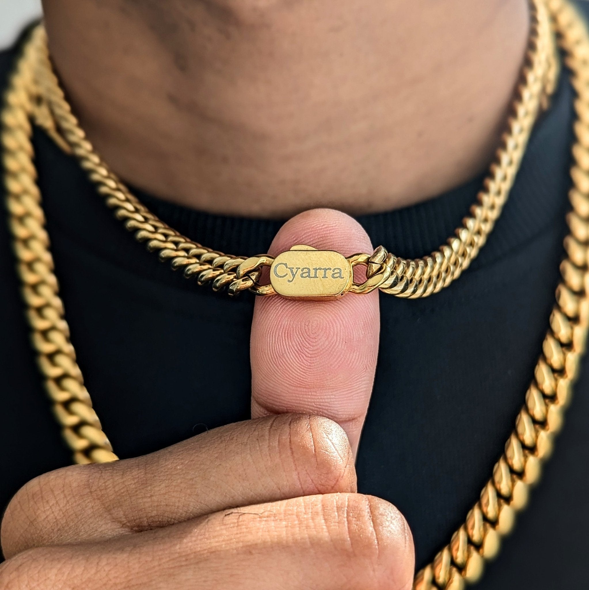 Custom 18k Gold Cuban Link Chain (6mm - 12mm) - Drip Culture Jewelry