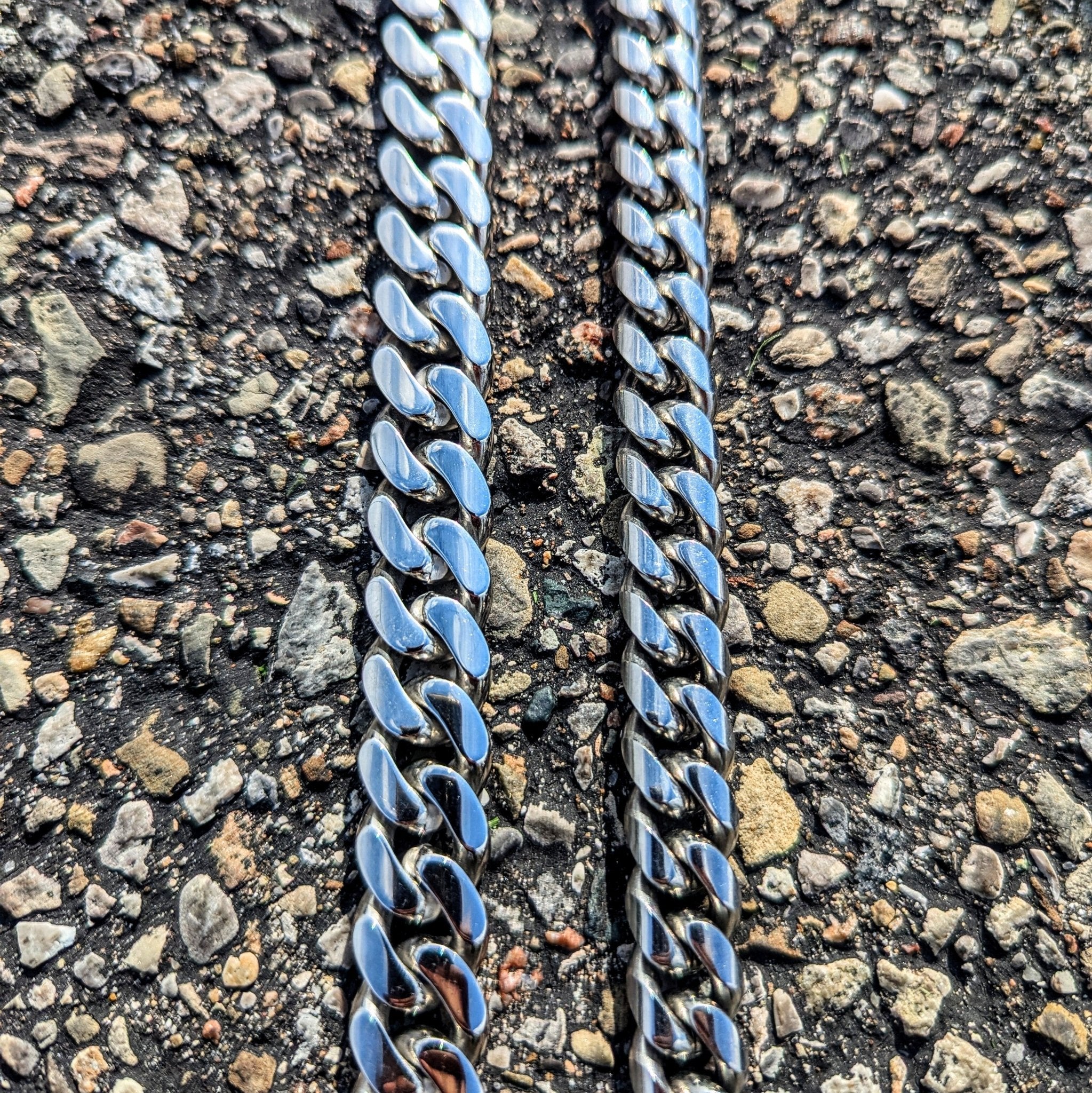 Silver Thick Cuban Link Chain (8mm - 18mm) - Drip Culture Jewelry