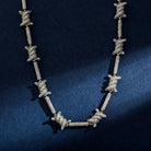 10mm 18K Gold Barbed Wire Chain - Drip Culture Jewelry