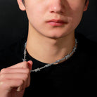 10mm 18K Gold Barbed Wire Chain - Drip Culture Jewelry