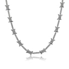 10mm 18K Gold Barbed Wire Chain - Drip Culture Jewelry