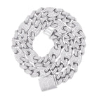 12mm 18K Gold Diamond Oval Cuban Link Chain - Drip Culture Jewelry