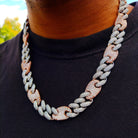 12mm 18K Gold Diamond Oval Cuban Link Chain - Drip Culture Jewelry