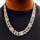 12mm 18K Gold Diamond Oval Cuban Link Chain - Drip Culture Jewelry