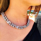 12mm 18K Gold Diamond Oval Cuban Link Chain - Drip Culture Jewelry