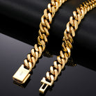 12mm Moissanite Diamond Cuban Link Chain - Drip Culture Jewelry