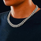 12mm Moissanite Diamond Cuban Link Chain - Drip Culture Jewelry