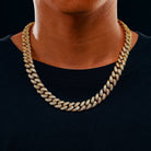 12mm Moissanite Diamond Cuban Link Chain - Drip Culture Jewelry