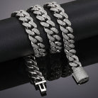 12mm Moissanite Diamond Cuban Link Chain - Drip Culture Jewelry