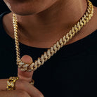 12mm Moissanite Diamond Cuban Link Chain - Drip Culture Jewelry