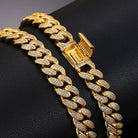 12mm Moissanite Diamond Cuban Link Chain - Drip Culture Jewelry