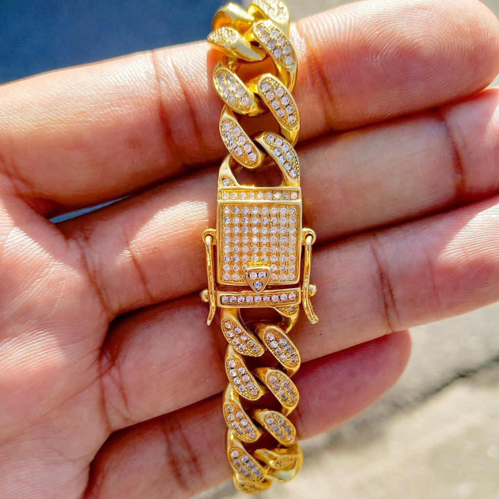 13mm 18K Gold Diamond Miami Cuban Link - Drip Culture Jewelry
