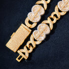 14mm Dollar Sign Infinity Link Bracelet - Drip Culture Jewelry