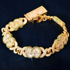 14mm Dollar Sign Infinity Link Bracelet - Drip Culture Jewelry