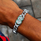 14mm Dollar Sign Infinity Link Bracelet - Drip Culture Jewelry