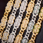 14mm Dollar Sign Infinity Link Bracelet - Drip Culture Jewelry