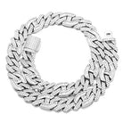15mm 18k Gold Diamond Infinity Cuban Link Chain - Drip Culture Jewelry