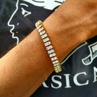 18K Gold 2 Row Tennis Bracelet - Drip Culture Jewelry
