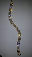 18K Gold 2 Row Tennis Bracelet - Drip Culture Jewelry