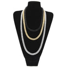 18K Gold 2 Row Tennis Chain - Drip Culture Jewelry