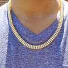 18K Gold 2 Row Tennis Chain - Drip Culture Jewelry