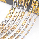 18K Gold 2 Tone Cuban Link Chain - Drip Culture Jewelry
