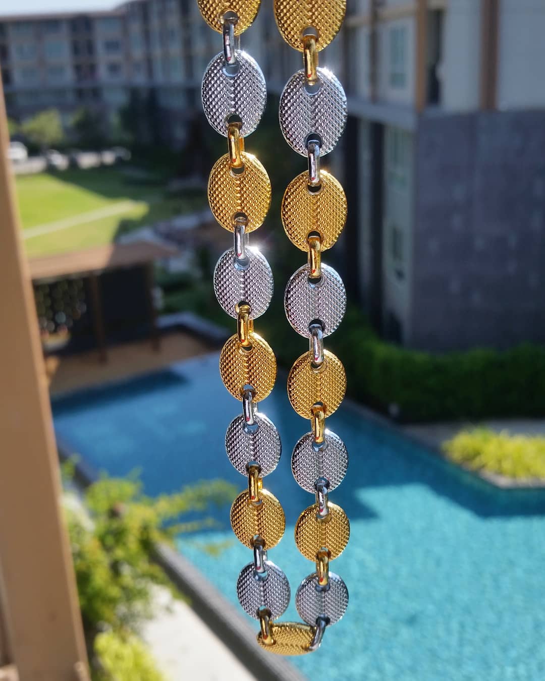 18K Gold 2 Tone Oval Link Chain - Drip Culture Jewelry