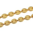 18K Gold 2 Tone Oval Link Chain - Drip Culture Jewelry