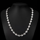18K Gold 2 Tone Oval Link Chain - Drip Culture Jewelry