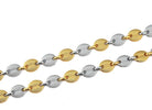 18K Gold 2 Tone Oval Link Chain - Drip Culture Jewelry