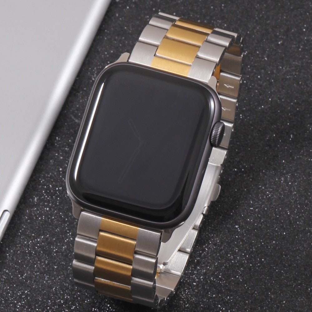 18K Gold Apple Watch Band - Drip Culture Jewelry