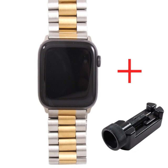 18K Gold Apple Watch Band - Drip Culture Jewelry