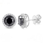 18k Gold Black Moissanite Diamond Earrings - Drip Culture Jewelry
