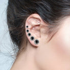 18k Gold Black Moissanite Diamond Earrings - Drip Culture Jewelry