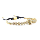 18k Gold Crown Bracelet Set ( 3 Pieces) - Drip Culture Jewelry